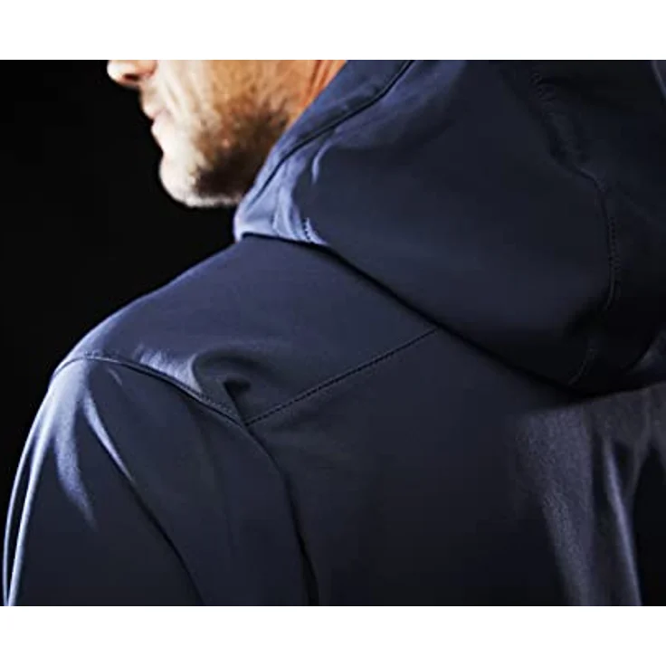 "Helly Hansen Softshelljacke CHELSEA EVO HOODED SOFTSHELL, Arbeitsjacke mit 4-Wege-Stretch, blau" – Bild 3