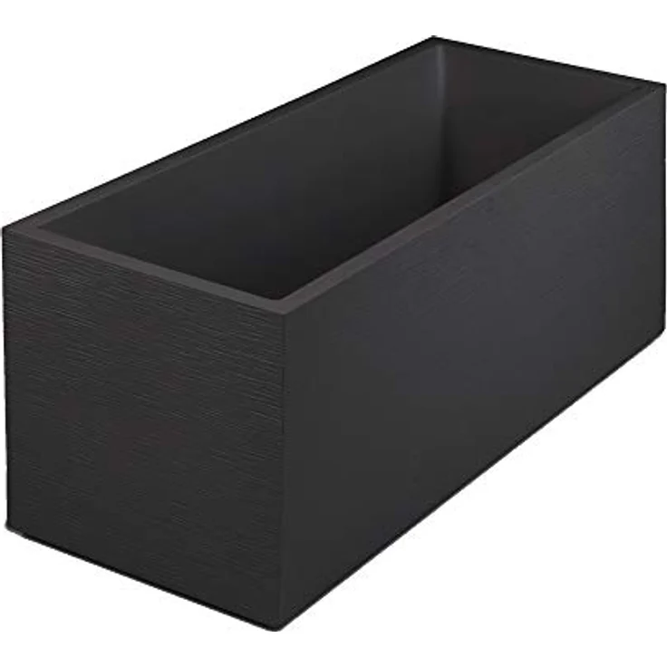 ONDIS24 Pflanzkübel Vulkan "Pierre", 100 cm graphit, 98 L Volumen, UV- und witterungsbeständig, frost- und bruchunempfindlich – Bild 1
