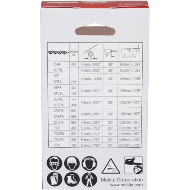 Makita 1910V6-4 Sägekette 4 Satz (80TXL) – Bild 2