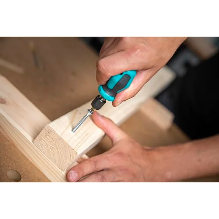 Wolfcraft 1239000 1 Handschraubendreher mit Bitaufnahme, 76 mm – Bild 4