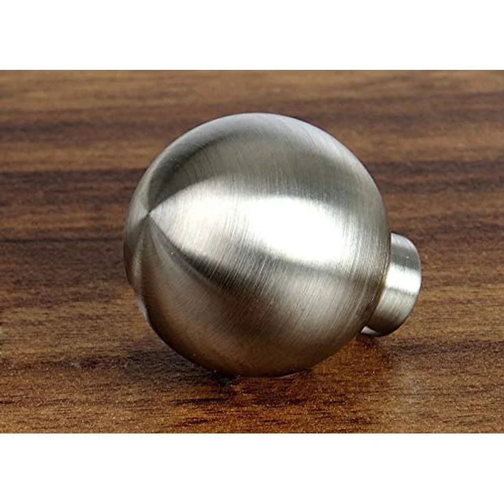 SO-TECH® Möbelknopf EK08, Ø 25 mm Edelstahl gebürstet, inklusive M4 Befestigungsschrauben – Bild 4