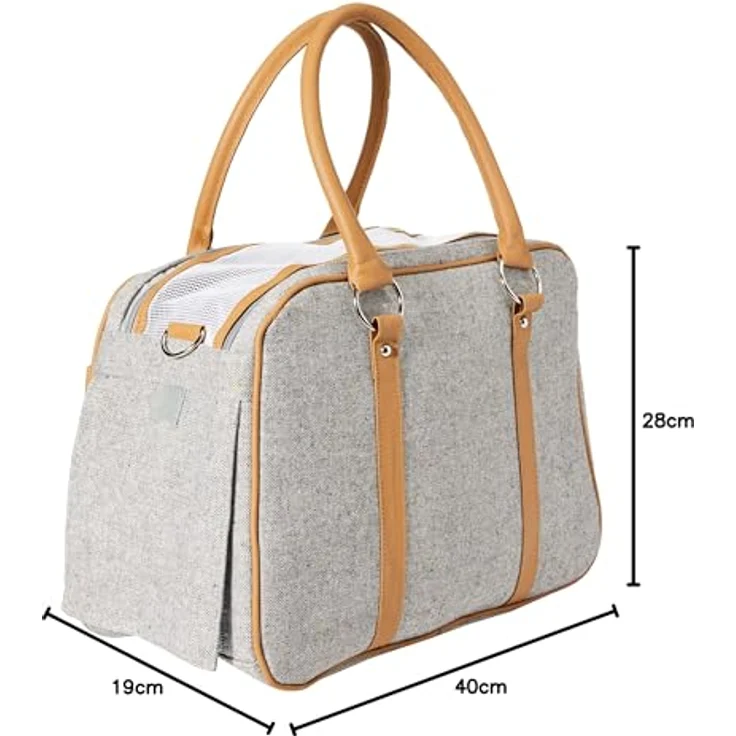 Trixie Tasche Helen 19x28x40 cm grau – Bild 4