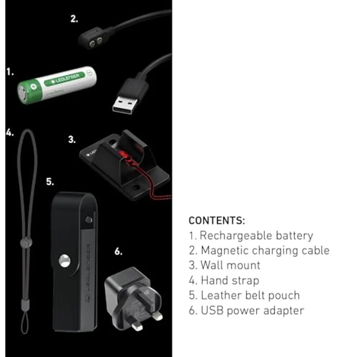 Ledlenser P6R Signature Taschenlampe, Schwarz, Box – Bild 7