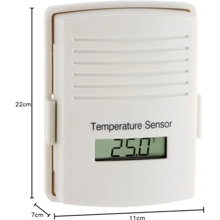 TFA Axis, Wetterstation, Funk mit Sender, silber, Innentemperatur- und Luftfeuchtigkeitsanzeige, Wettervorhersage, Alarmfunktion – Bild 3
