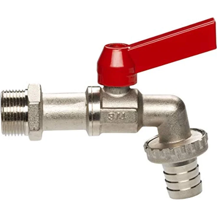 GARDENA Kugel-Auslaufventil: Auslaufhahn für den Innen- und Außenbereich, 33.3 mm (G 1 Zoll)-Gewinde, für 19 mm (3-4 Zoll)-Schläuche (7333-20) Bewässerungszubehör – Bild 3
