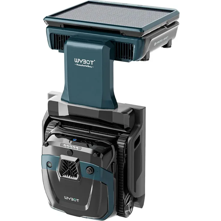 Wybot WYBOT S3, kabelloser Poolroboter mit automatischer Entleerung, 3D-Mapping & KI-Vision, schwarz, 7800mAh Akku