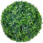Decovego Deko Buchsbaum 35 cm Künstlich Buchsbaumkugel Kugel Künstliche Pflanzen Pflanze Buchskugel Kunstpflanze Buchskugel