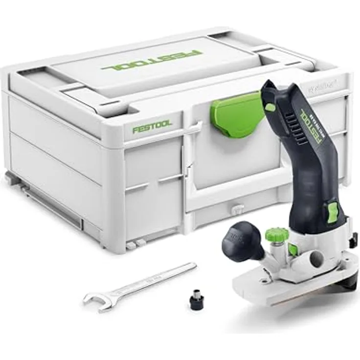 Festool MFKC 700 KA EB-Basic, Akku-Modul-Kantenfräse mit bürstenlosem EC-TEC-Motor, 0° bis 45° Fräseinstellung, integrierte Absaugung, 8 mm Spannzange