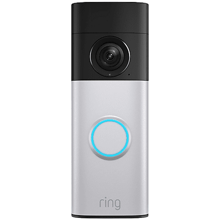 RING Battery Video Doorbell Plus (2. Gen.), 2K Auflösung, optimierter 6-fach-Zoom, Schnellwechsel-Akkupack, Dämmerlicht-Bildoptimierung