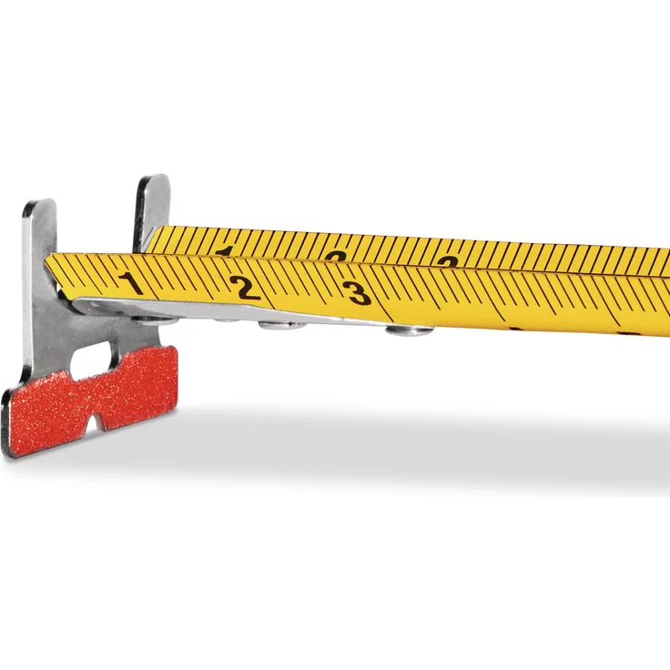 STABILA Taschenbandmaß BM 300, 5 m, Maßband mit doppelseitiger metrischer Skala, bruchsicheres PC/ABS-Gehäuse, SPIKES-Haken, Stahlband mit NYLON-WRAP-Ummantelung, Gürtel-Clip, MID-Genauigkeit – Bild 6