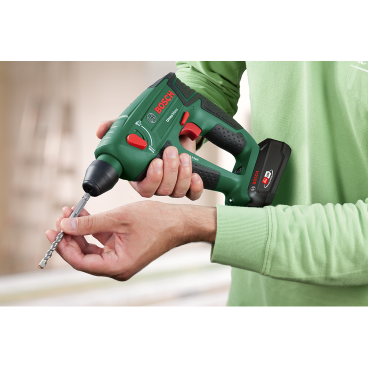 Bosch Uneo Maxx 060395230C Power for All 18V Akku-Bohrhammer 2,5 Ah ohne Akku ohne Ladegerät im Karton – Bild 3