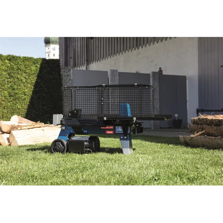 Scheppach Holzspalter liegend HL460, Brennholzspalter Hydraulikspalter, elektrisch 230V, Spaltkraft 4 Tonnen, Spaltlänge 370mm, 1500W Leistung, Ø250mm Spaltgut, inkl. Ablagetisch – Bild 3
