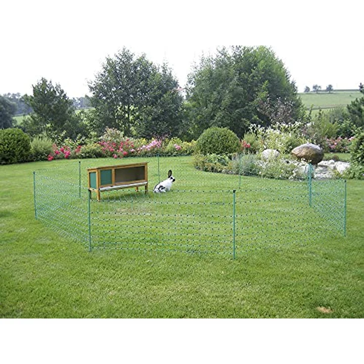 Kerbl Kaninchennetz 50mtr, 65 cm Einzelspitze, grün – Bild 3