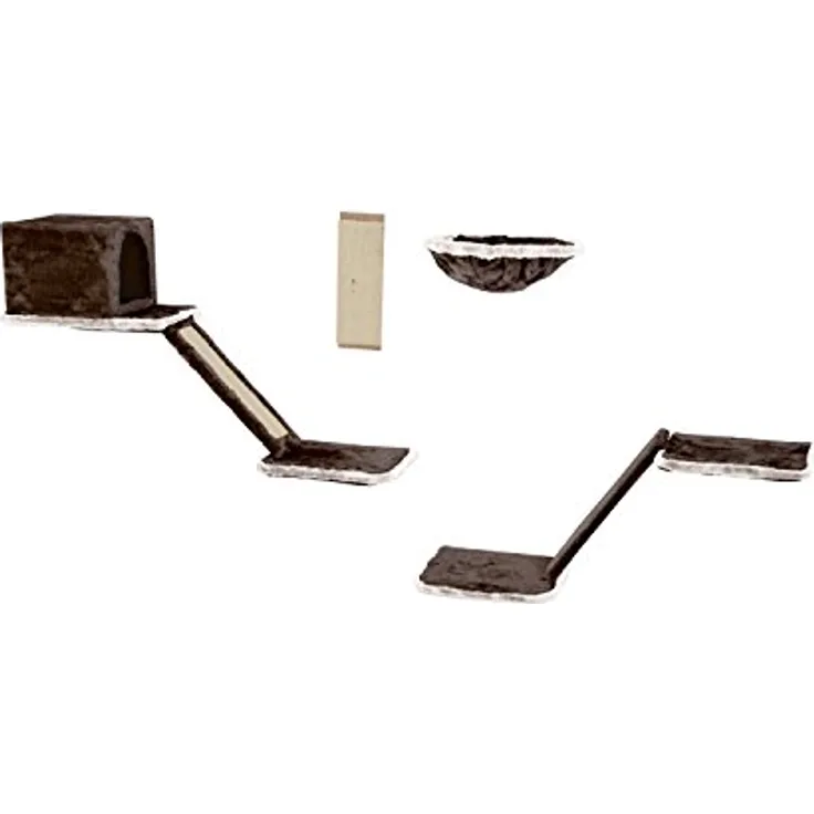 Silvio Design 21908.102 Katzen-Kletterwand 8-teilig grau