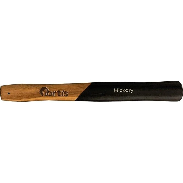 FORTIS Ersatzstiel Hickory für Schonhammer 60 mm, stabiler Holzstiel für präzise Anwendungen