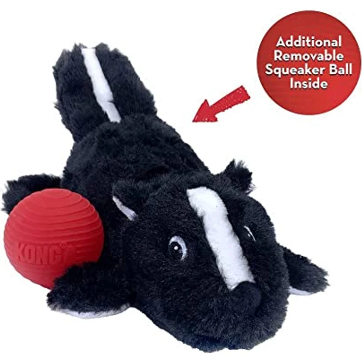 Kong Cozie Pocketz Skunk S 29 X 14 X 6cm - Tierspielzeug von KONG – Bild 2