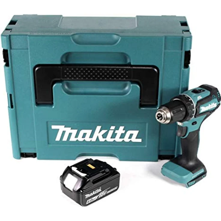 Makita DDF485G1J Akku Bohrschrauber 18V 50Nm im Makpac + 1x 6,0 Ah Akku ohne Ladegerät – Bild 1