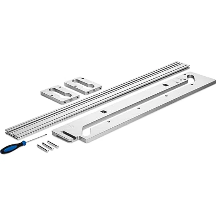 Festool APS 900/3 Arbeitsplattenschablone, Frässchablone für OF2200 und OF1400, präzise Eck- und Plattenverbindungen, Aluminium – Bild 1