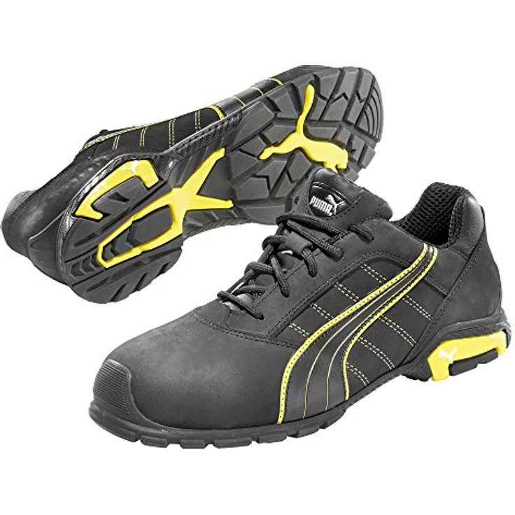 Puma Safety Sicherheitsschuhe Metro Protect Amsterdam Low Sicherheitshalbschuhe Gr. 42, schwarz