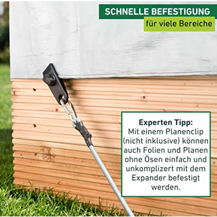 Windhager Expanderseil 4 Expander und 8 Karabiner Länge 70 cm , VE: 8 – Bild 6