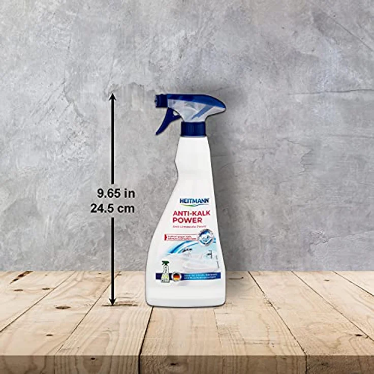 HEITMANN Anti-Kalk Power-Spray - Dreifach Stark gegen Schmutz, Kalk und Seifenrest - Dermatologisch geprüft – Bild 3