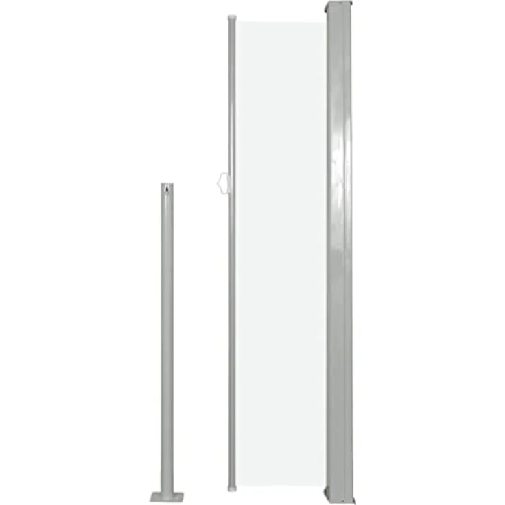 vidaXL Seitenmarkise 140x300cm Creme Sichtschutz Windschutz Sonnenschutz – Bild 5