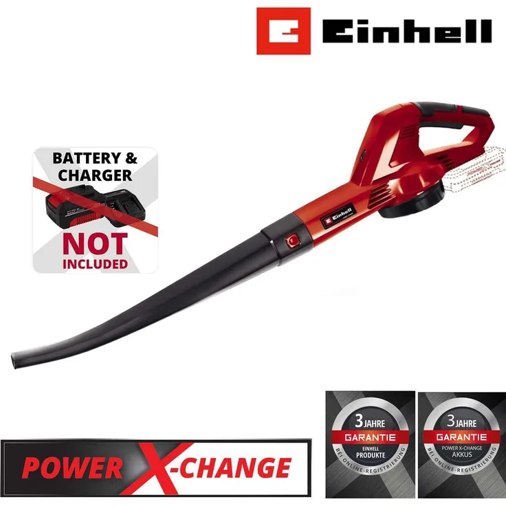 Einhell Akku-Laubbläser GC-CL 18 Li E Power X-Change, kompakt und kraftvoll, ohne Akku