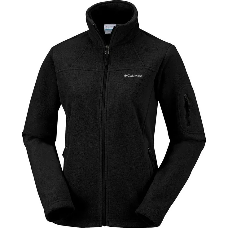 Columbia Fleecejacke Fast Trek II mit Oberarmtasche in Schwarz