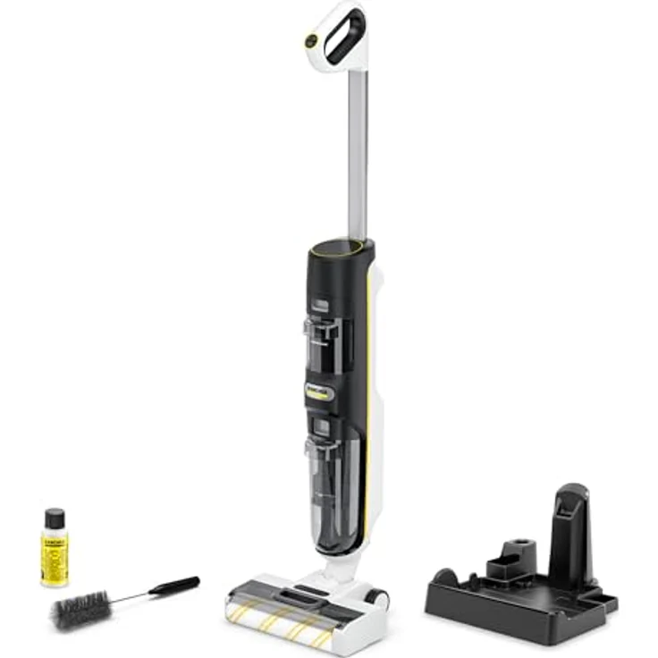 Kärcher FCV 4, kabelloser Saugwischer mit 4 Reinigungsmodi, 45 min Akkulaufzeit, für Hartböden und Kurzflorteppiche, Dynamischer Schmutzsensor, Selbstreinigungssystem – Bild 1