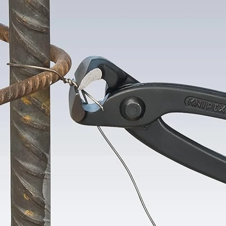 KNIPEX 99 00 220 Monierzange (Rabitz- oder Flechterzange) schwarz atramentiert 220 mm – Bild 3