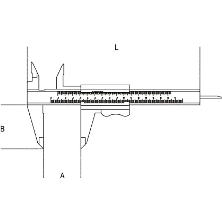 Beta 1651DGTB 300, digitale Schieblehre mit Präzision 1/100 mm, robust und langlebig – Bild 5