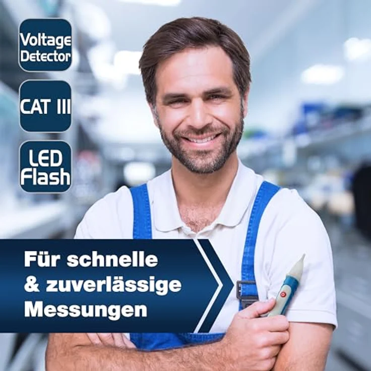 PeakTech Berührungsloser Spannungsprüfer 90...1000 VAC PeakTech 1030 – Bild 4
