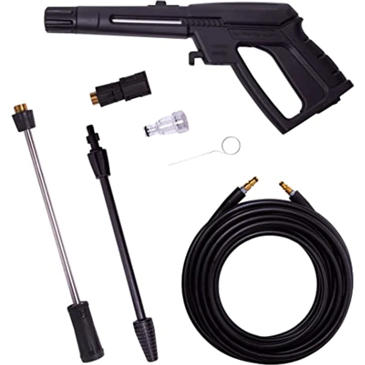 VONROC Hochdruckreiniger, 2200 W, 170 bar, 450 l/h, 8-teilig mit Reinigungstank und Aluminium-Pumpe, inkl. Zubehör-Kit – Bild 9