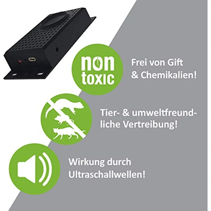 ISOTRONIC Marderschreck zur Installation am Auto - 2 STÜCK | Effektive Marder Abwehr für Autos - mit Ultraschall | Sofortiger & langfristiger Marderschutz im Motorraum (2) – Bild 2