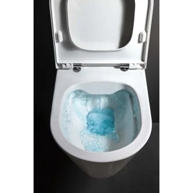 Laufen Kartell Wand WC, Tiefspüler spülrandlos, incl. LCC, WC Sitz mit Absenkautomatik – Bild 3