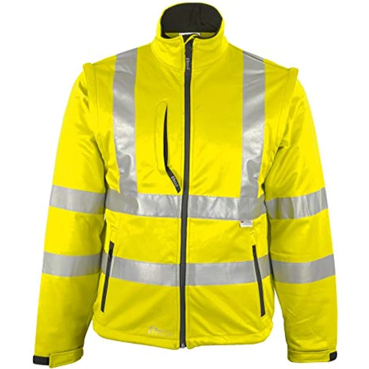Warnschutz-Softshelljacke Gr.L gelb PREVENT – Bild 2