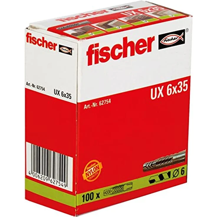 fischer Universaldübel UX 6 x 35 – Bild 2