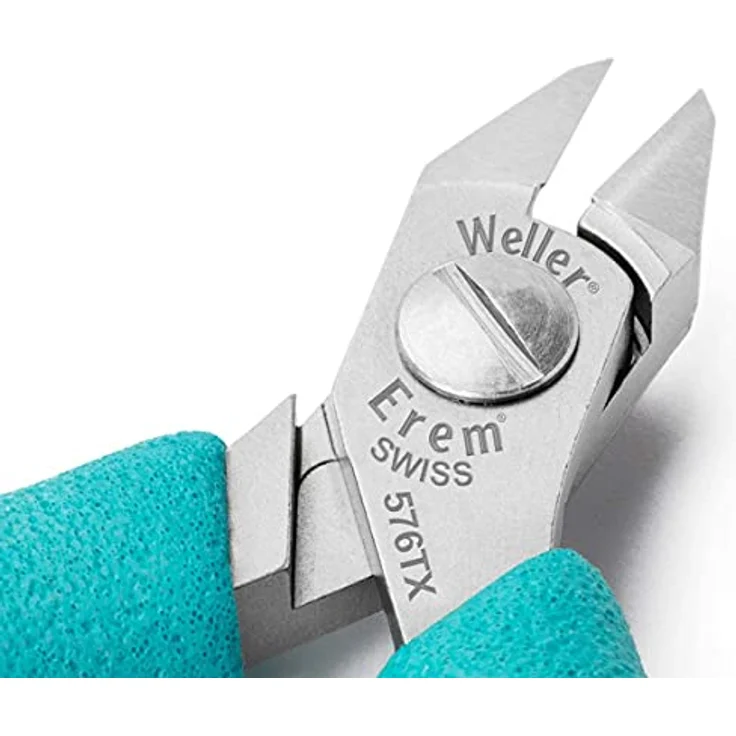 Weller Erem® 576TX ESD Spitzenschneider 115mm, Präzisionsschneider aus Werkzeugstahl mit gehärteten Schneidkanten und nicht reflektierender Oberfläche – Bild 2