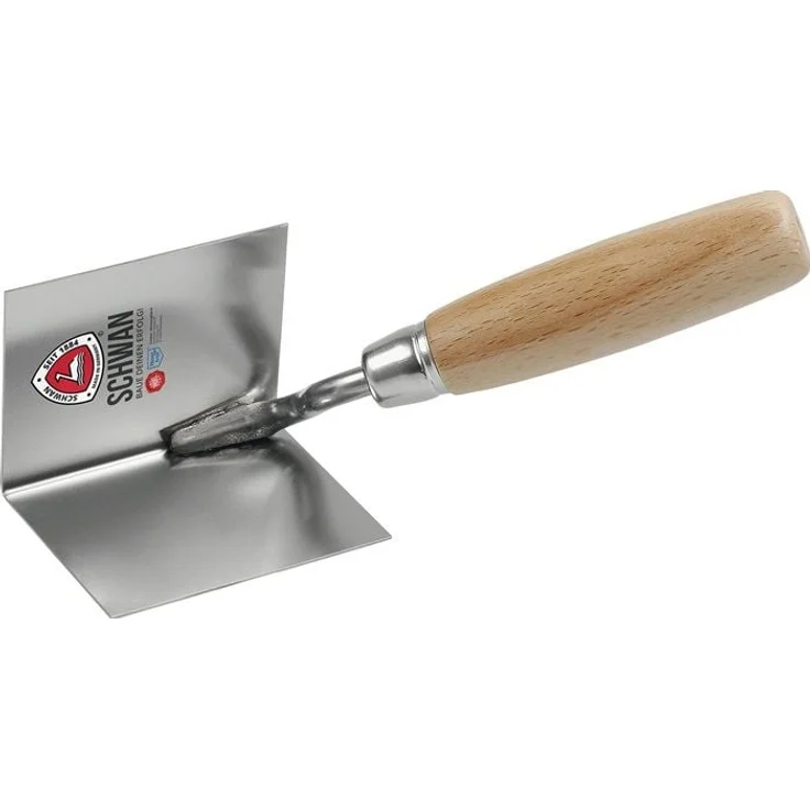 Schwan Inneneckenkelle B.60mm, rostfreier Stahl mit Holzheft, VE: 10 Stück