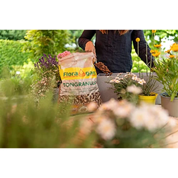 Floragard Blähton Tongranulat zur Drainage 2x25 L • Hydrokultursubstrat für optimales Pflanzenwachstum, 50 L – Bild 5