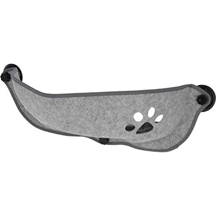 Kerbl Maxi-Pet 81628 Fensterliegebett Filzino, 70 x 26 x 26 cm, grau – Bild 1