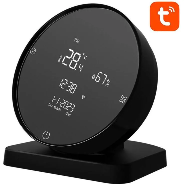 Avatto WHS20S Tuya, Temperatur- und Feuchtigkeitssensor mit App-Kompatibilität, weiss