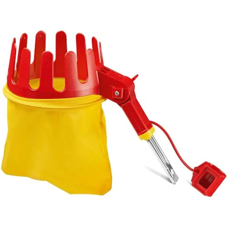 WOLF-Garten Obstpflücker multi-star® 71ACA008650 RG-M, Erntewerkzeug mit abgerundeter Fangkrone und 180° abwinkelbarem Aufsatz, Made in Germany – Bild 1
