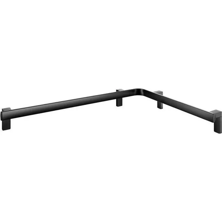 Keuco Dusch-/Wannenhandlauf AXESS, Möbelgriff schwarz matt, links, 600 mm