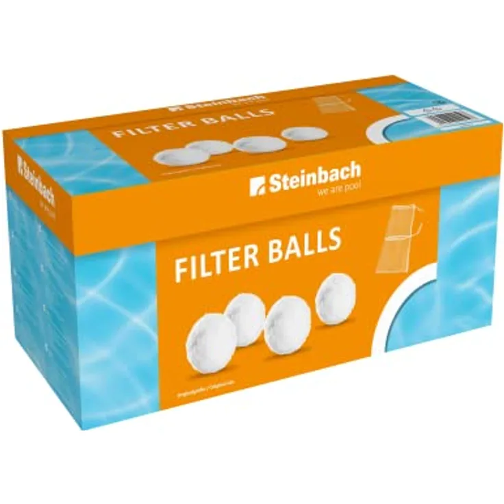 Steinbach Filter Balls 700 g, leistungsstarke Alternative zu Filtersand, effizient & langlebig, reduziert Pumpenenergie, für kristallklares Poolwasser