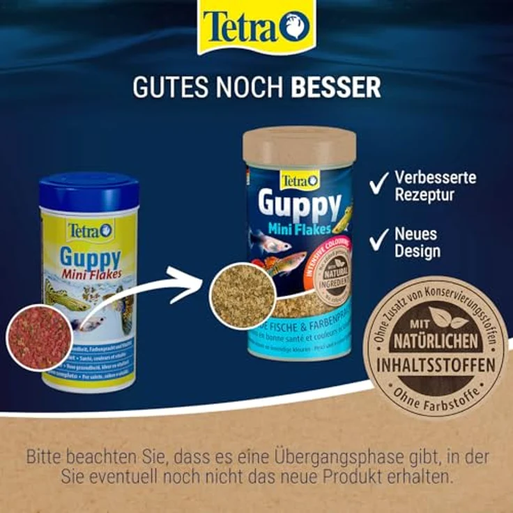 Tetra Guppy Mini Flakes 100 ml – Bild 2
