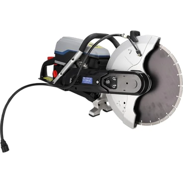 Dedra Benzinbeton- und Stahlschneidemaschine 400 mm, 4,8 kW Zweitaktmotor, Wasserkühlung, Luftkühlung, Staubschutz, robustes Design – Bild 5