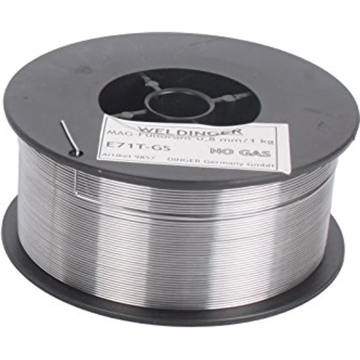 WELDINGER Fülldraht D100, 2 Rollen 0,8 mm 0,9 kg, selbstschützend für MIG/MAG NoGas, ideal für un- und niedrig legierte Stähle – Bild 3