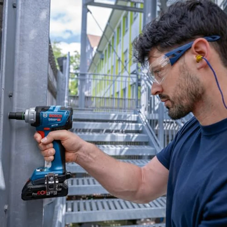 Bosch Professional 18V System Akku Drehschlagschrauber GDS 18V-320 C, 320 Nm Anziehmoment und 540 Nm Losbrechmoment – Bild 3