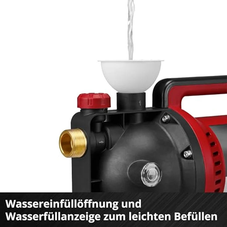Einhell GC-GP 1170 ECO PLUS, Gartenpumpe mit 7000 l/h Förderleistung, Frostschutz und praktischem Tragegriff – Bild 5